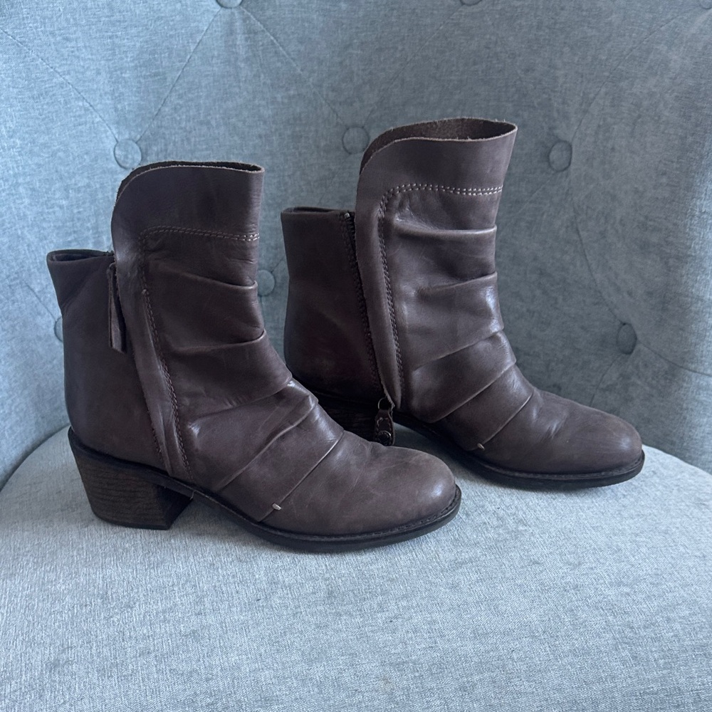 Geox Dark Brown Ankle Boots